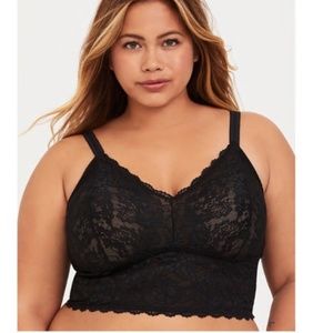 NWT Torrid Black Lace Bralette
